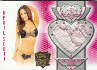 2019 Benchwarmer 25 Years Second Series April Scott Eclectic Swatch Card /5