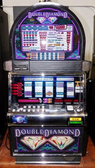 Igt S - 2000 Reel Slot Machine: Double Diamond W/ Spin Bonus