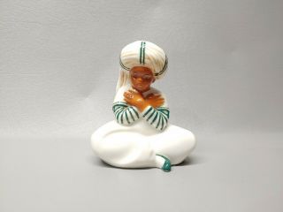 Antique Porcelain Figurine Volkstedt Germany Sultan