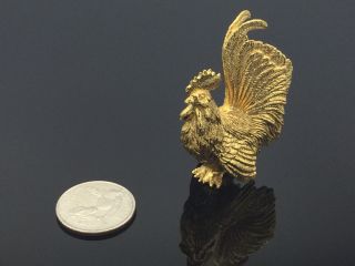 Risis Zodiac Rooster Gold Plated 24k