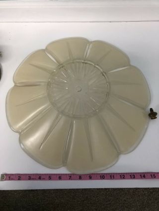 Vintage Home Decor Light Fixture 70’s Early 80’s Gold Tone