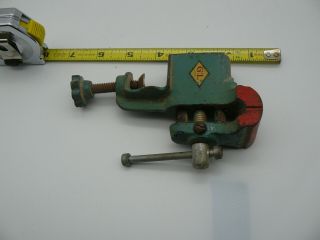 Vintage GL Small (Jeweler ' s) Bench Vise Clamp - Made In Japan USA 3