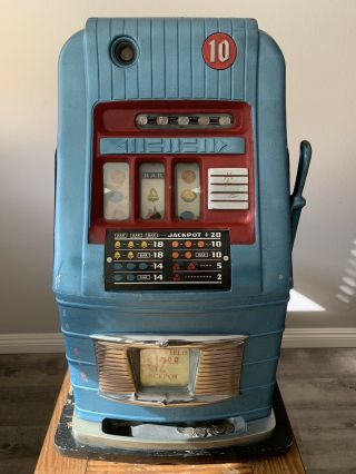 Mills Hi Top 10 Cent Antique Slot Machine