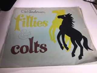 5 Prints By C.  W.  Anderson - Vintage Fillies & Colts In Envelope