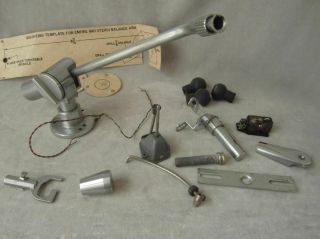 Vintage Empire 980 Chrome Tone Arm With Parts And Box