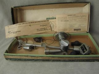 Vintage Empire 980 Chrome Tone Arm with parts and Box 2