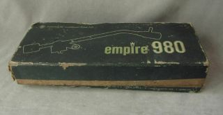 Vintage Empire 980 Chrome Tone Arm with parts and Box 3