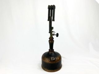 Tg293 Vtg Antique Coleman Lamp Lantern 134 Quick Lite 17 " 1930s Wood Handle