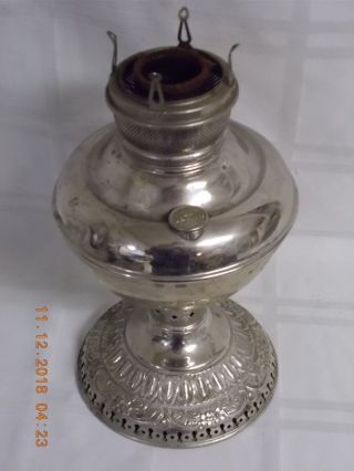 Antique Oil Lamp,  Edward Miller & Company,  Meriden,  Connecticut