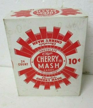 Vintage Candy Bar Box Cherry Smash 10 Cents Chase Candy Co.  St Joseph Mo