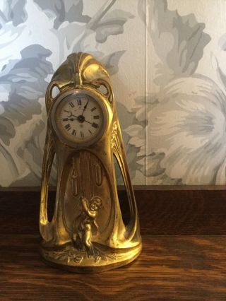 Vintage K.  C.  Co.  Germany Art Nouveau Clock