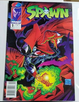 Spawn 1 Newsstand Variant Image Comics Todd Mcfarland First Appearance 1st Print