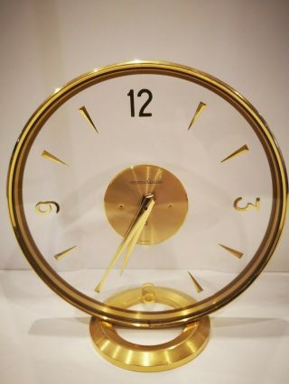 Jaeger Lecoultre Mystery Clock 1950s,  Rare,