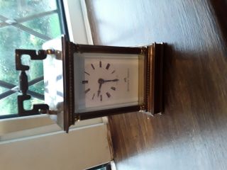 A Good Brass Cased Carriage Clock By Matthew Norman,  Key Serviced