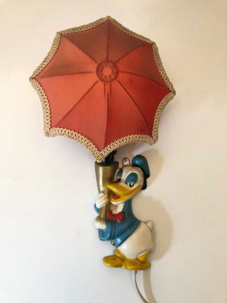 Rare Soviet Disney Wall Lamp Donald Duck 70’ - 80’