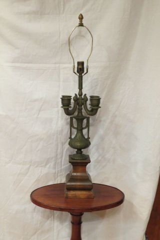 Vintage Frederick Cooper Large Bouillotte Table Lamp