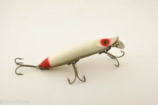 Vintage Very Early Heddon Vamp Spook Minnow Antique Fishing Lure Flap Rig Et10