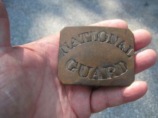 Indian War National Guard Belt Plate - Buckle