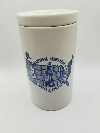 Jim Beam Whisky International Assoc.  W/fox Logo Regal China 1979 Cookie Jar