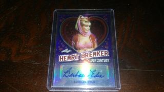 Barbara Eden Leaf 2018 Pop Century Metal Autograph Heart Breaker Auto 2/15