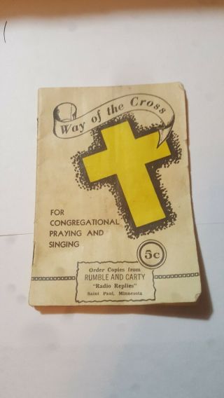 The Way Of The Cross 1940 St Paul Press Minnesota