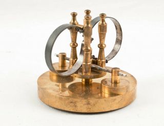 Early German 400 Day Anniversary Clock Disc Pendulum @ 1900 Rare Andreas Huber
