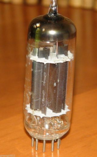 Vintage Tung Sol 6cg7 Black Plates D - Getter Stereo Tube 2425/2495