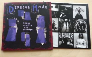 DEPECHE MODE : Songs Of Faith And Devotion VINYL LP 2007 PRESSING EX 2