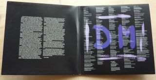 DEPECHE MODE : Songs Of Faith And Devotion VINYL LP 2007 PRESSING EX 3