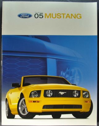 2005 Ford Mustang Brochure Gt Coupe Convertible V6 Revised 05
