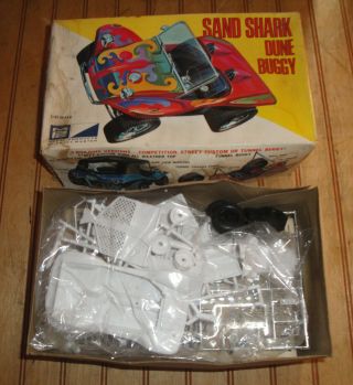 Vintage Mpc Volkswagen Sand Shark Dune Buggy Model Car Kit 409 - 170 Rough Box