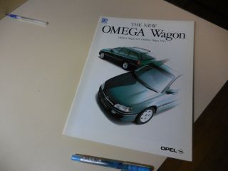 Opel Omega Wagon Japanese Brochure 1994/12 E - Xf250/300w1 X25/30 Red Memo