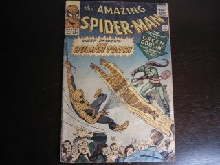 The Spider - Man 17 Steve Ditko Cover Fr (1964,  Marvel) Silver Age