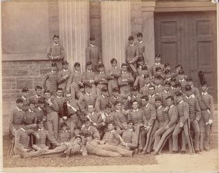 7x9 Cabinet Photo West Point Military Academy Class Of 1881 Generals 43