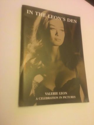 In The Leons Den Valerie Leon Celebration In Pictures Signed Carry On Film Star