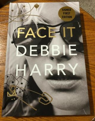 Blondie Deborah Debbie Harry Face It Hand Signed Autographed Book