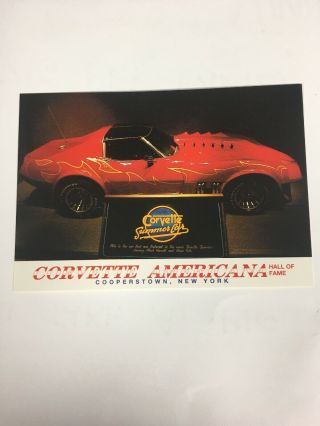 Vintage Corvette Summer Postcards Set Of 6