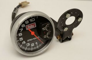 Mallory Ignition 10,  000 Rpm Racing Tachometer Tach Shift Limit Rev Limiter Vtg