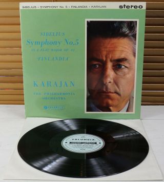 Sax 2392 (1st Ed - B/s) Sibelius: Symphony No.  5 Finlandia Karajan
