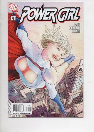 Power Girl 4 Comic Book From 2009 In Nm - 9.  2/guillem March Cover/only $9.  95