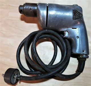 Vintage Black And Decker 1/4”,  Heavy Duty Electric Drill,  3500 Rpm,