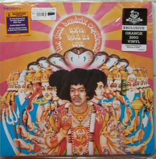 Axis: Bold As Love By Jimi Hendrix (orange 200g Vinyl Lp,  2013) Newbury