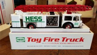 1989 Hess Truck Toy Fire Truck 184