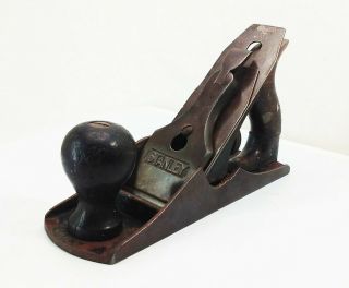Vtg Antique Stanley Bailey No.  4 Sw Wood Plane Wood Hand Tool 9 " Smooth Bottom