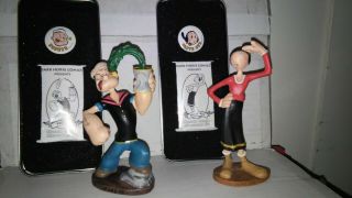 Dark Horse/yoe Studio Popeye And Olive Oyl Comic Statue Figurines