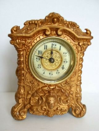 British United Clock Company Small Mantel Clock.