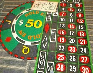 Casino Rugs Craps & Texas Hold 