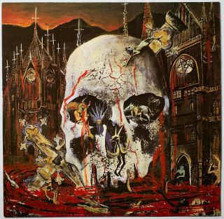 Nm Slayer 1988 South Of Heaven Vinyl Lp Masterdisk Dmm Germany Thrash