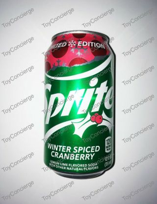 Sprite Winter Spice Cranberry 2019 Limited Edition Coke 12 Oz Can Soda
