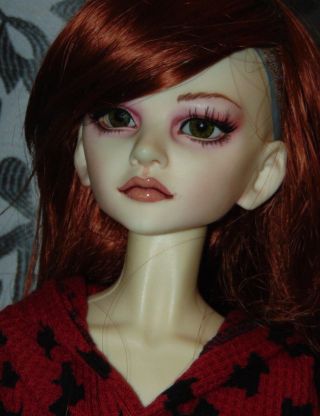Vintage Dollfie Long Red Hair Volks?